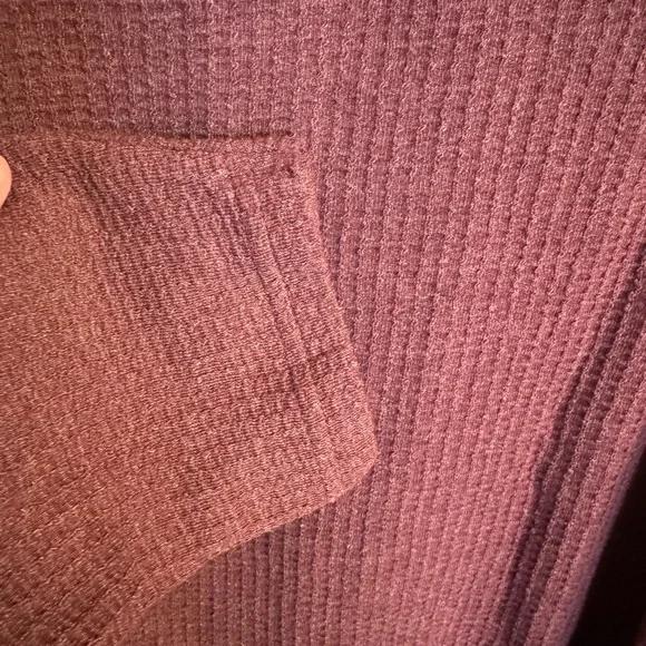 NWT Columbia Men's XXL Pine Peak Waffle Long Sleeve Henley Reddish/Brown - Picture 8 of 11